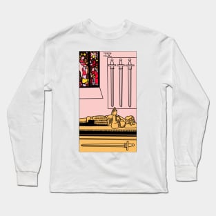 4 of Swords Long Sleeve T-Shirt